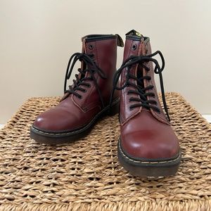 Dr Marten's AirWair Brown Leather Boots
